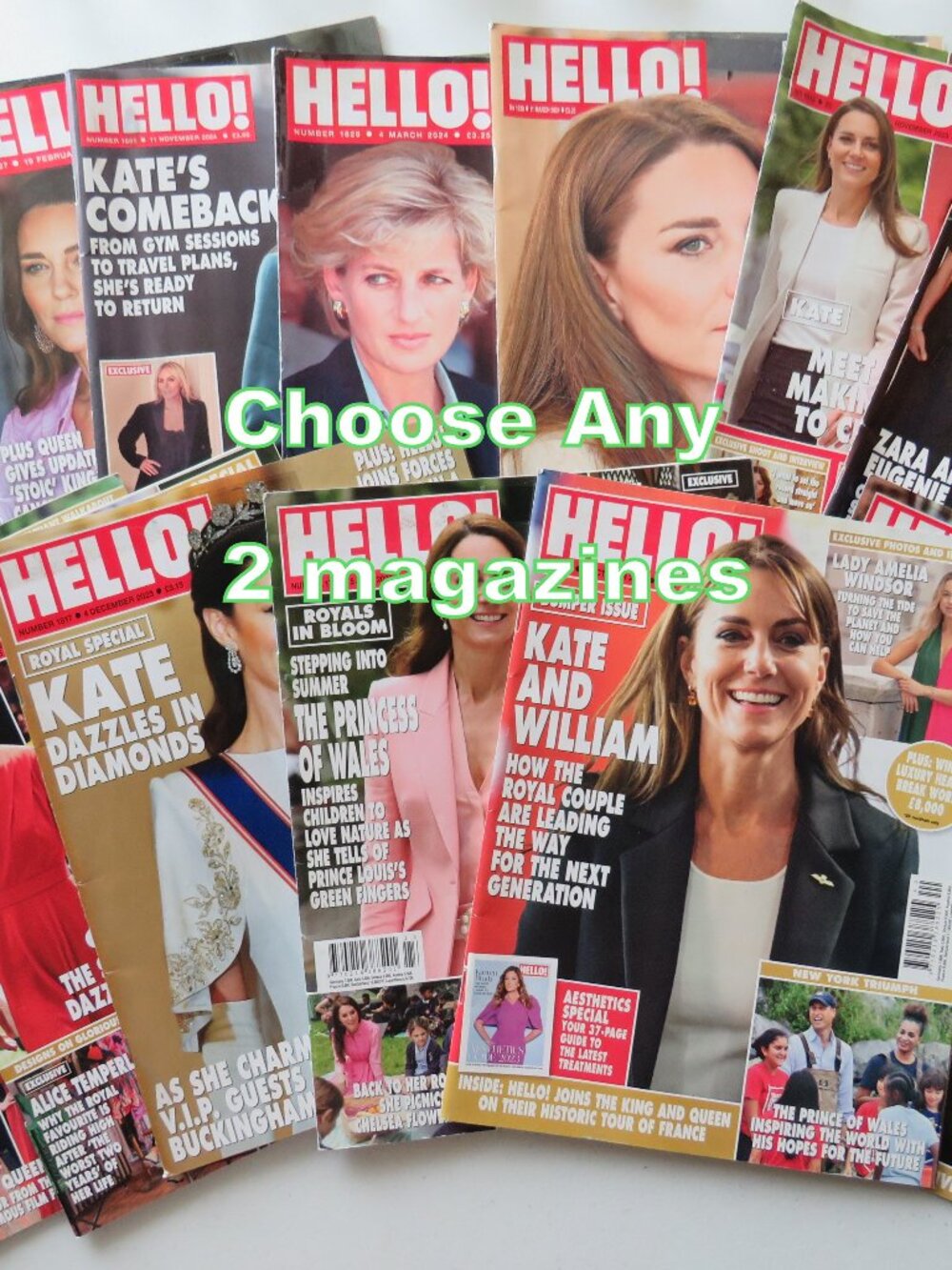 HELLO! Magazines Choose Any 2 Magazines 2023, 2024